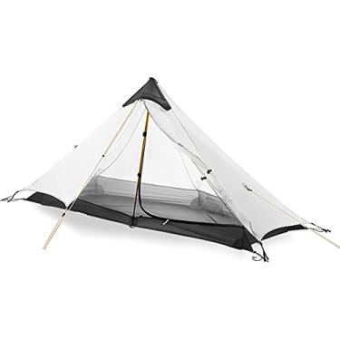 Imagem de Tenda Pyramid ultraleve para acampamento ao ar livre, mochila impermeável para 1 pessoa/2 pessoas, barraca de camada dupla, ideal para acampamento, mochila e caminhada