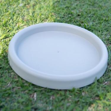 Imagem de Prato Coletor Redondo Para Vasos De Plantas | Base Para Vaso De Planta (CINZA G 25,5 CM 706)
