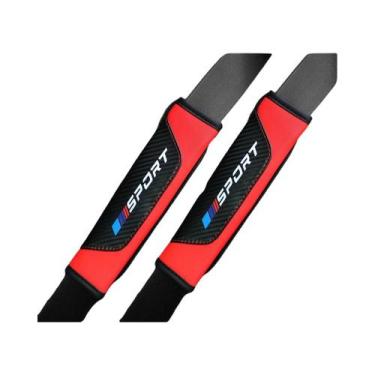 Imagem de Capas De Cinto De Segurança Em Fibra De Carbono Para Carro, 2 Peças Pa