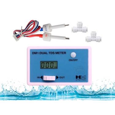 Imagem de Medidor TDS STD Digital Inline Dual 2 Canais DM-1 HM Digital