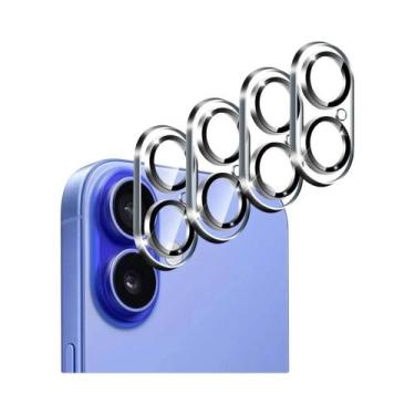 Imagem de Protetor De Tela Para Câmera Do iPhone 16 plus pro 16Plus 4PCS Filme D