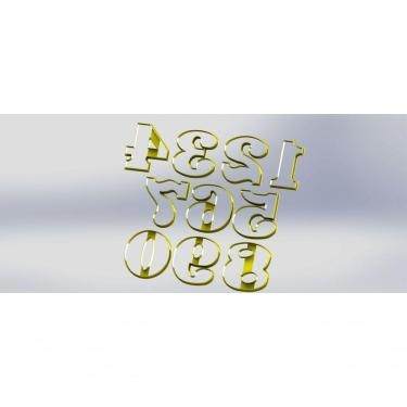 Imagem de Cortador Números Tamanho 5Cm