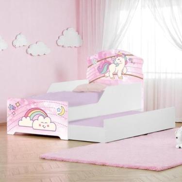 Imagem de Cama infantil tick unicónio rosa - CAMBEL