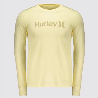 Imagem de Camiseta Hurley One e Only I Manga Longa Amarela, G