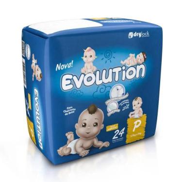 Imagem de Fralda Infantil Evolution P com 24 unidades