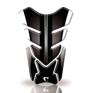 Imagem de Protetor De Tanque Adesivo Moto Honda, Yamaha E Suzuki Varias Cinza