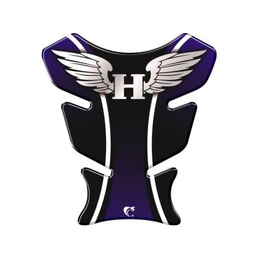 Imagem de Adesivo Protetor De Tanque Moto Honda Asa Azul Azul