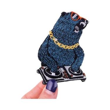 Imagem de Patches Bordados Termocolantes De Música Rock, Desenho Animado, Câmera