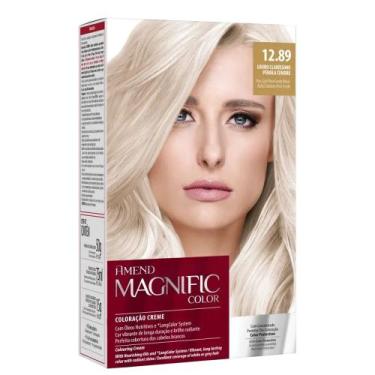 Imagem de Amend Magnific Color Coloração 12.89 Louro Claríssimo 140g - Amend Cos