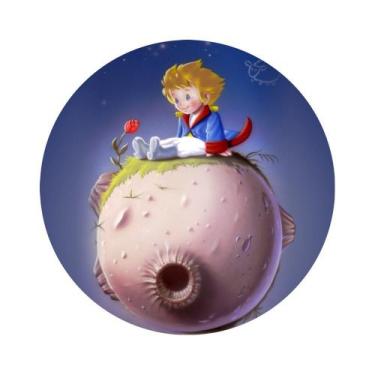 Imagem de Painel De Tecido Sublimado Redondo Pequeno Príncipe 02 C/Elástico - Fa