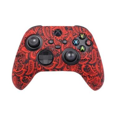 Imagem de Capa De Silicone Para Controle Xbox Series S X Com Grip Para Thumbstic