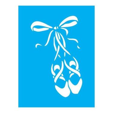 Imagem de Stencil Tamako Sapatilha - 15X20Cm - Ref A3212