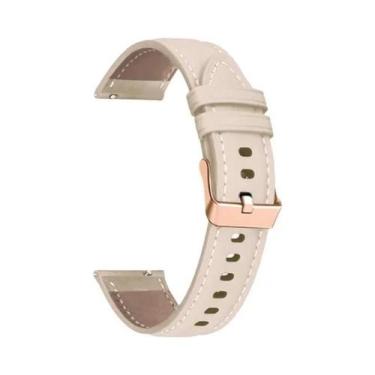 Imagem de Pulseira De Couro De 20mm Para Smartwatch Amazfit GTS 4 2 GTS 3 2E GTR