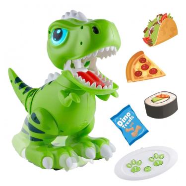 Imagem de Robo Pets T-Rex Verde – Dinossauro Robô Interativo com Controle Remoto, Gestos e Alimentação Programável para Crianças a Partir de 3 Anos