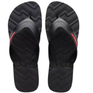 Imagem de Chinelo Havaianas Track Waves – 0092 Masculino Confortável, Sola Tratorada Antiderrapante
