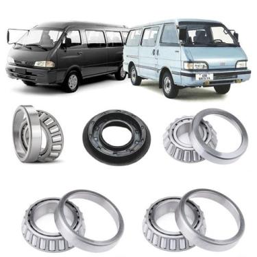 Imagem de Rolamentos Diferencial Traseiro Kia Besta 1992 até 2000 Kit - AD Parts