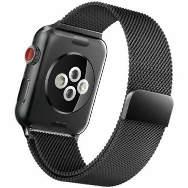 Imagem de Pulseira Para Smartwatch Aço Magnética - JS Imports, Prata, 38/40mm