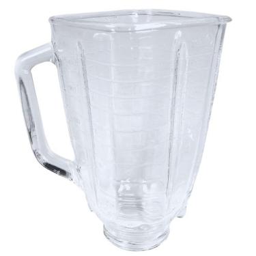 Imagem de Jarra Copo De Vidro Quadrado Compativel Oster Avulso - dasshaus, Copo 