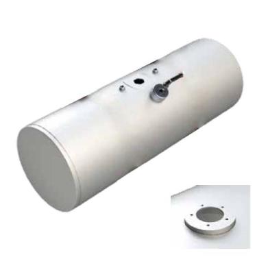 Imagem de Tanque Combustível Inox 190 Litros 450mm X 1280mm Lateral - Amil Compo