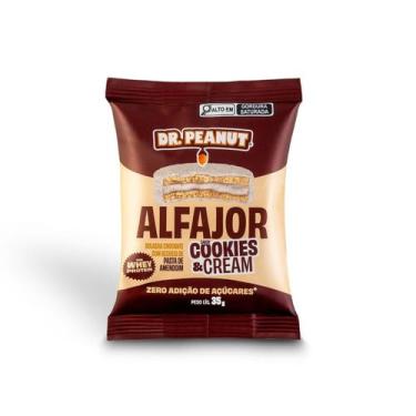 Imagem de Alfajor com Recheio de Pasta de Amendoim Whey Protein Dr Peanut 35g Sa