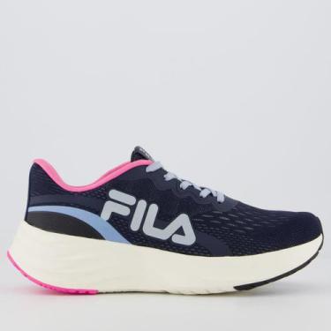 Imagem de Tenis Fila Comet 2 Feminino Azul e Rosa, 37
