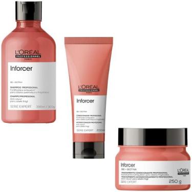 Imagem de Linha Crescimento Capilar Profissional Loreal - 3P Sh+Co+Ma Inforcer -