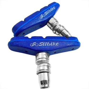 Imagem de Par Sapatas VBrake 70mm MTB Aro 26 Freio Desempenho colors - SILBIKE, 