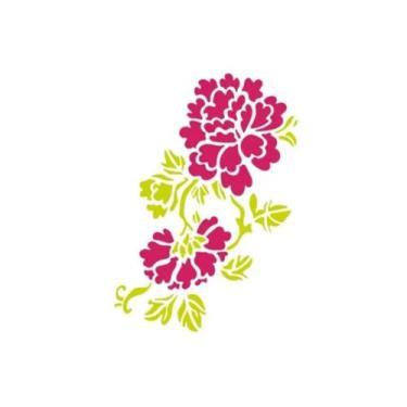 Imagem de Stencil 210x150mm Floral 140 Acrilex