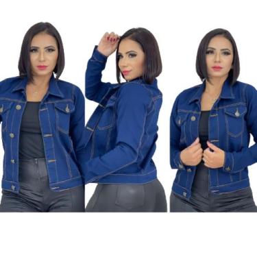 Imagem de Jaqueta Jeans Com Lycra Casaco Jeans Moda Feminina - Alianza, P