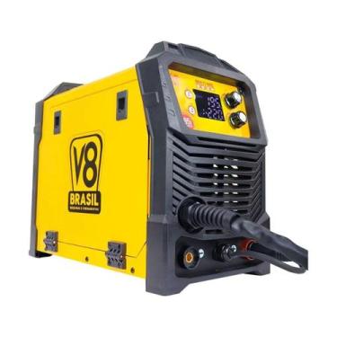 Imagem de Máquina de Solda V8 195i 220V Mig Mag Tig Eletrodo com Gás Leve Duráve
