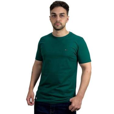 Imagem de Camiseta Country Masculina Basica Verde Musgo Riverton, Verde, Musgo, 