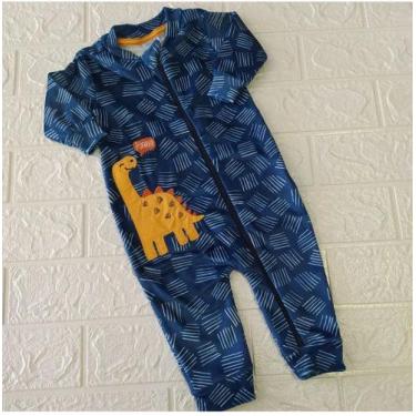 Imagem de Macacão bebê inverno masculino e feminino fleece - plush - Tileesul, 9