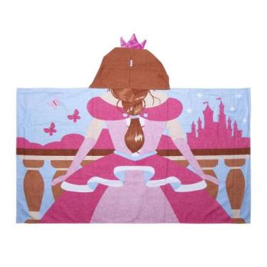 Imagem de TOALHA INFANTIL DE BANHO E PRAIA 1,20CM X 68 cm princesa 3D - Baby Joy