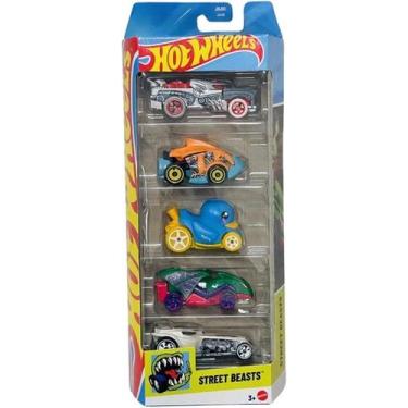 Imagem de Hot Wheels Kit Com 5 Carrinhos Street Beasts