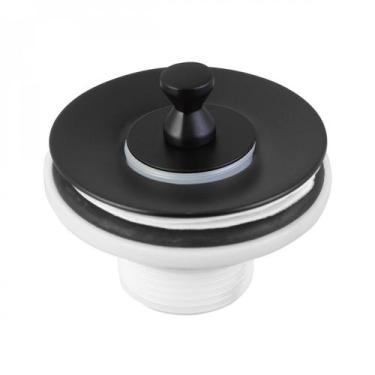 Imagem de Valvula de Lavatório Universal com Tampa de Metal Matte Meber Preto - 