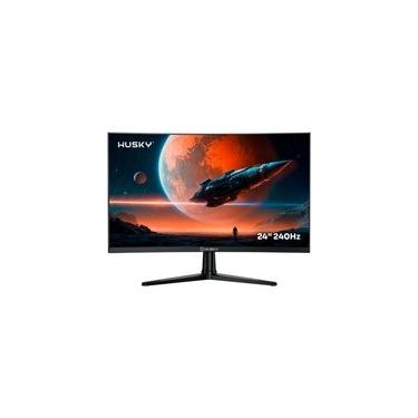 Imagem de Monitor Gamer Curvo Husky Boreal 24", FHD, 240Hz, 1ms, Adaptive Sync, VA, DisplayPort e HDMI, HDR - HMG00524PT