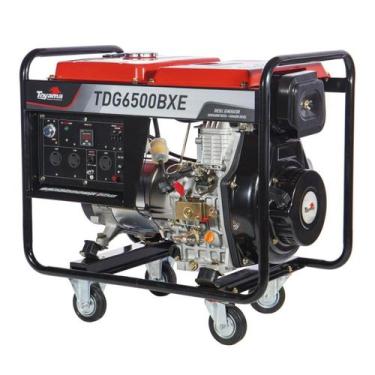 Imagem de Gerador de Energia À Diesel TDG6500BXE Toyama Vermelho