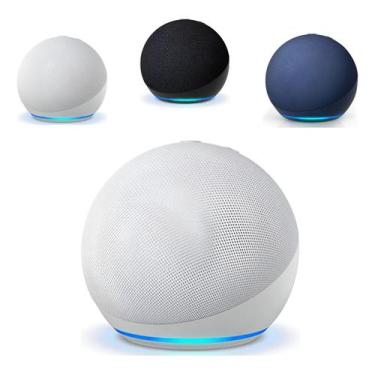 Imagem de Alexa Amazon Echo Geraçao 5 Preto Branco Azul Premium Alexia - Amazon 