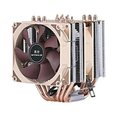 Imagem de Cooler De CPU Com Ventilador De 90mm, Resfriamento a Ar, Torres Duplas