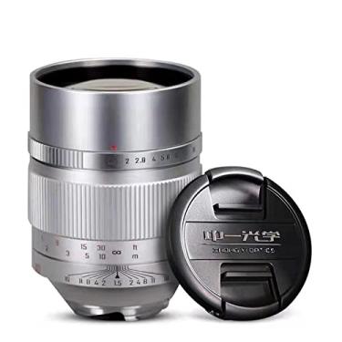 Imagem de Lente Mitakon Speedmaster Full Frame 90 mm F1.5 para câmera Leica M, prata