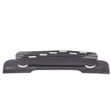 Imagem de Bnineteenteam GO104 Guitar Bridge Ebony Bridge Ebony Ponte Osso Sela Luthier Jazz Guitarra Parte 21 ~ 26 mm