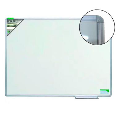 Imagem de Quadro Branco Luxo (Base MDF + Fórmica) 60x40 cm Moldura de Alumínio LUXO R-5201