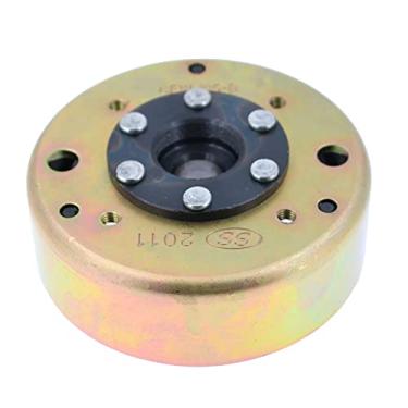 Imagem de Glixal ATMT1-155-F6 Rotor de volante para 6 estator magnético de alternador de bobina para GY6 125cc 150cc 152QMI 157QMJ Motor Scooter Moped ATV Quad Go-Kart Buggy