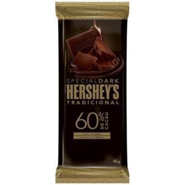 Imagem de Chocolate Amargo 60% Cacau Tradicional Hershey's Special Dark Pacote 8