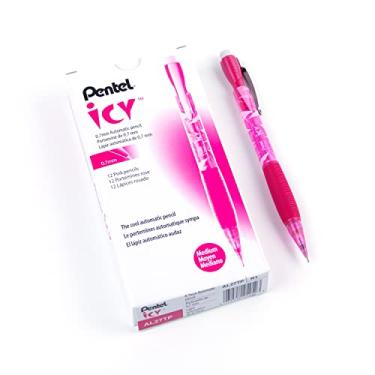 Imagem de Pentel Lapiseira Icy, 0,7 mm, barril rosa colorido, caixa com 12 (AL27TP)