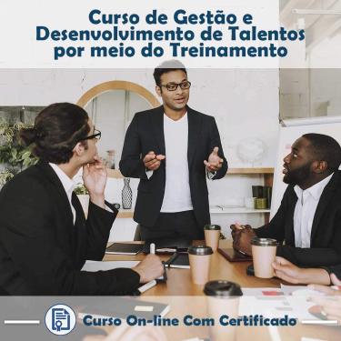 Imagem de Curso online em videoaula sobre Gestão e Desenvolvimento de Talentos Por Meio do Treinamento com Certificado + 2 brindes