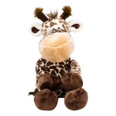 Imagem de Girafa Safari Sentado 38cm - Pelúcia - Fofy Toys