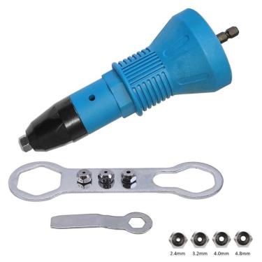 Imagem de Rebitador Adaptador Para Furadeira Parafusadeira 4 Bicos