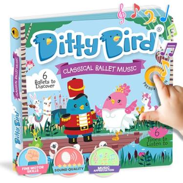 Imagem de Ditty Bird Ballet Music Interactive Sound Book for Toddlers 1- 3 Musical Books for Ballerina Nutcracker Gift for 1 Year Old Girl