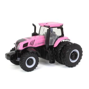 Imagem de Miniatura Trator Rosa New Holland T8.830 Rodado Duplo 1/64